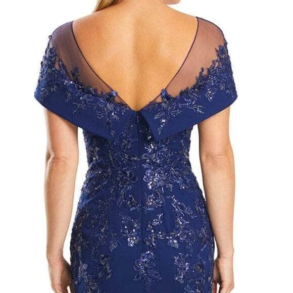 NWT Alexander by Daymor 1866F23 Mother of the Bride Dress Quartz Size 14 - Picture 3 of 10